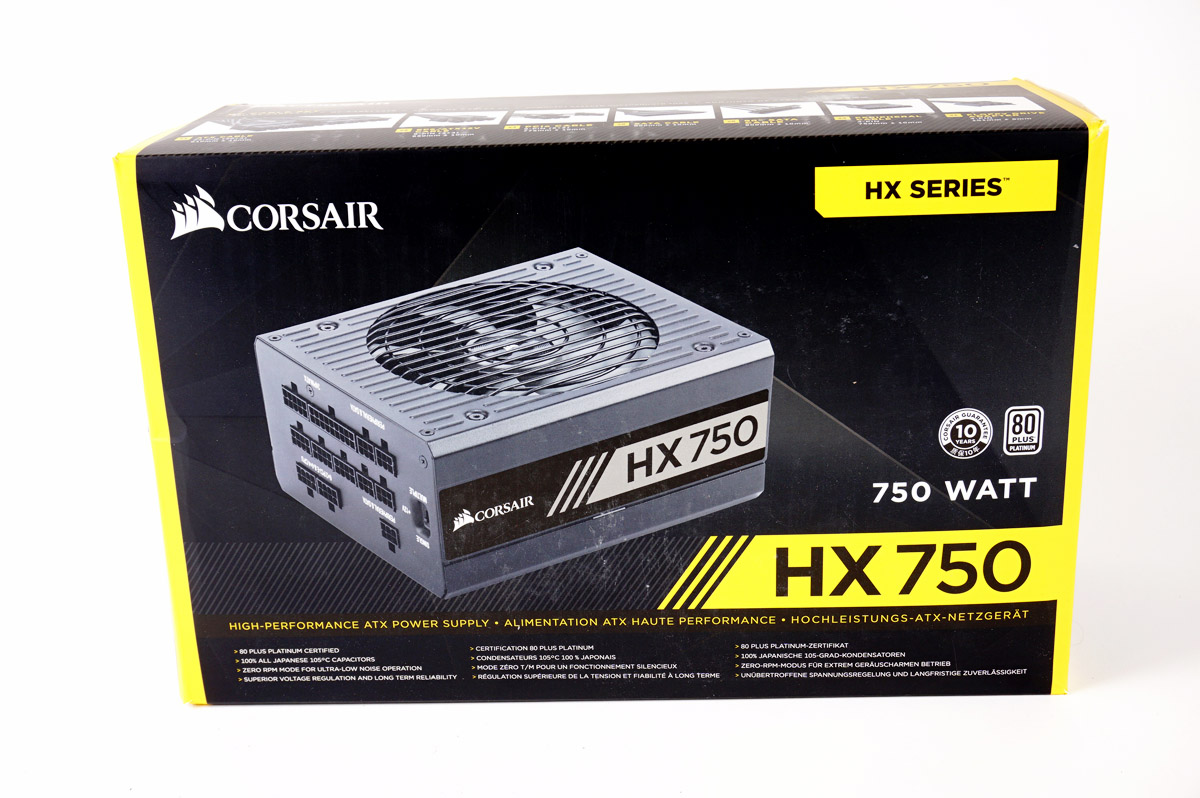 Corsair HX750 750W Platinum Power Supply PSU w/ All Cables