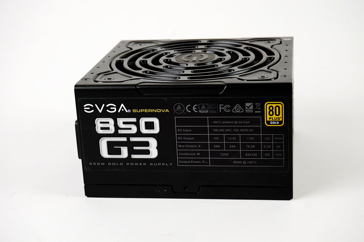 EVGA SuperNOVA 850 G3 850W Gold Power Supply PSU - P3 ...