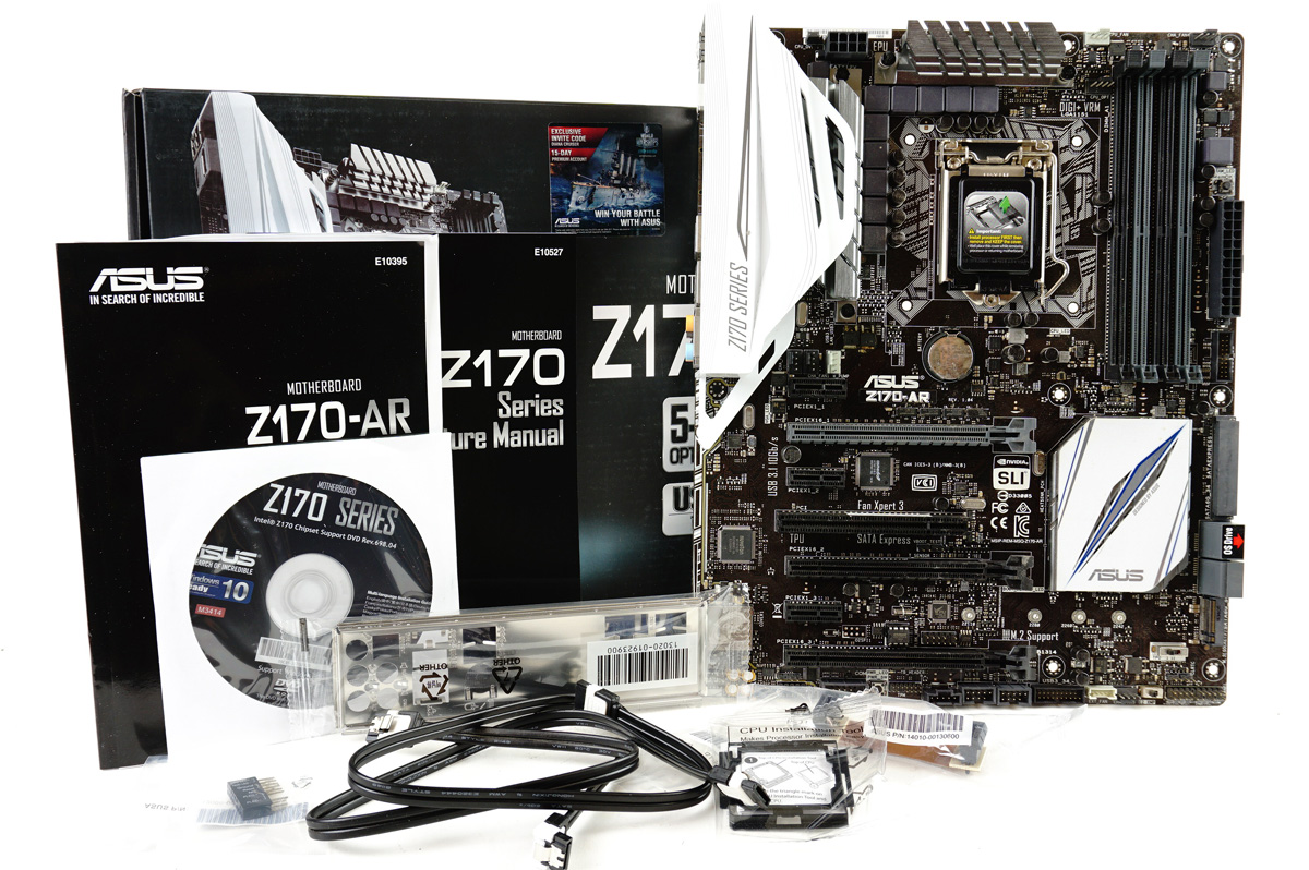 ASUS Z170AR Intel Motherboard Complete w/ All Accessories eBay