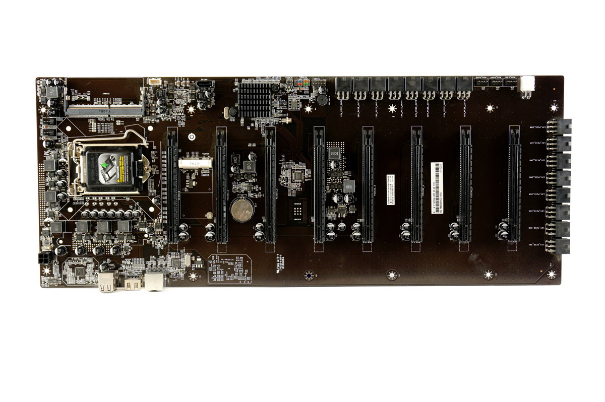 Colorful B250A-BTC V20 Riserless Mining Motherboard 8 GPU | eBay