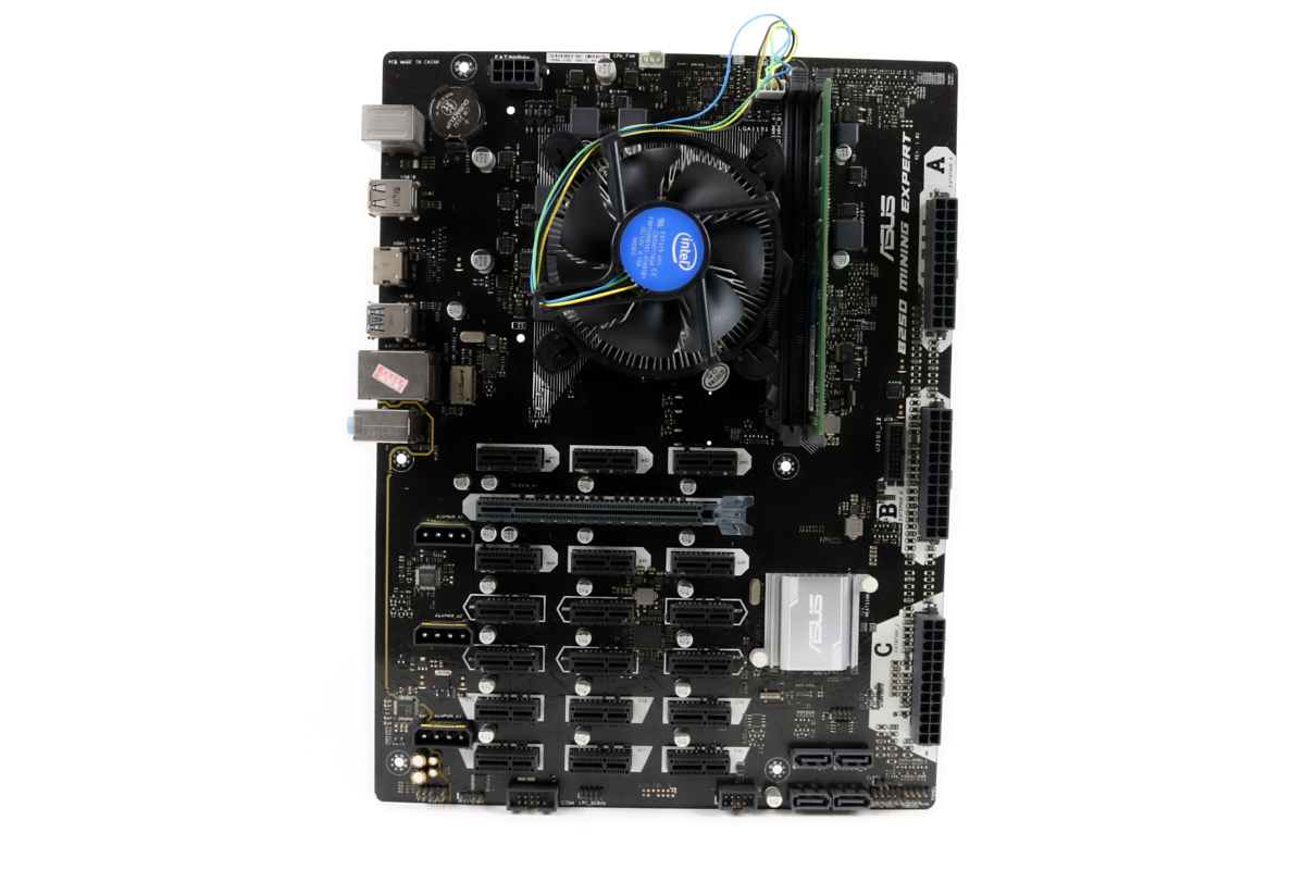 Full Kit MB/CPU/RAM - ASUS B250 Mining Expert 19 Slot Mining Motherboard  | F...