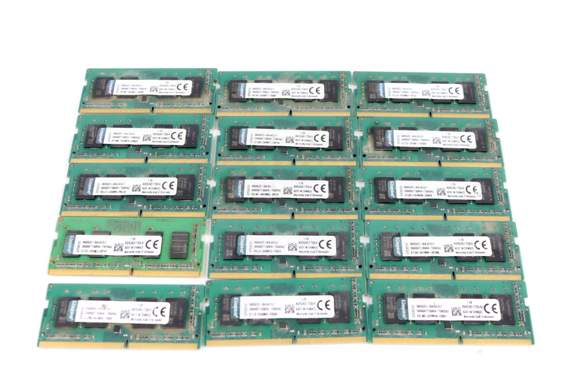Lot of 16 - Kingston 4GB DDR4 2400 SODIMM Laptop Memory Module | Fast Ship, U...